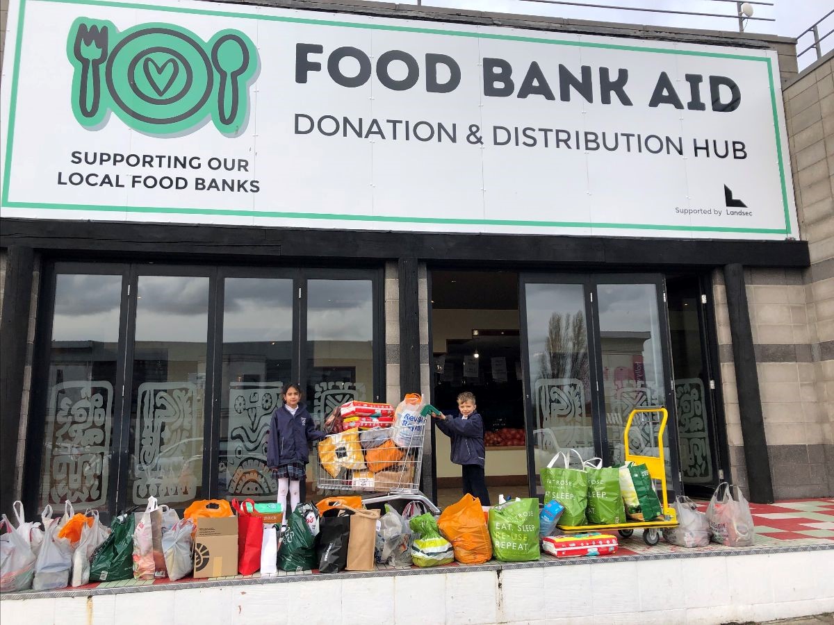 Food bank aid hub